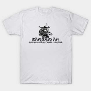 Barbarian traits 8 Bit Art T-Shirt